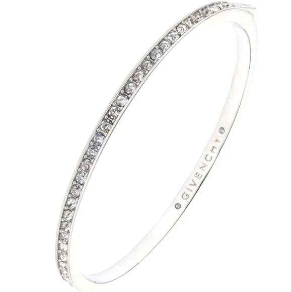 Givenchy Accessories - Givenchy Silk Crystal Element Bangle Bracelet